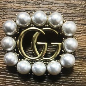 Gucci Gold Brooch